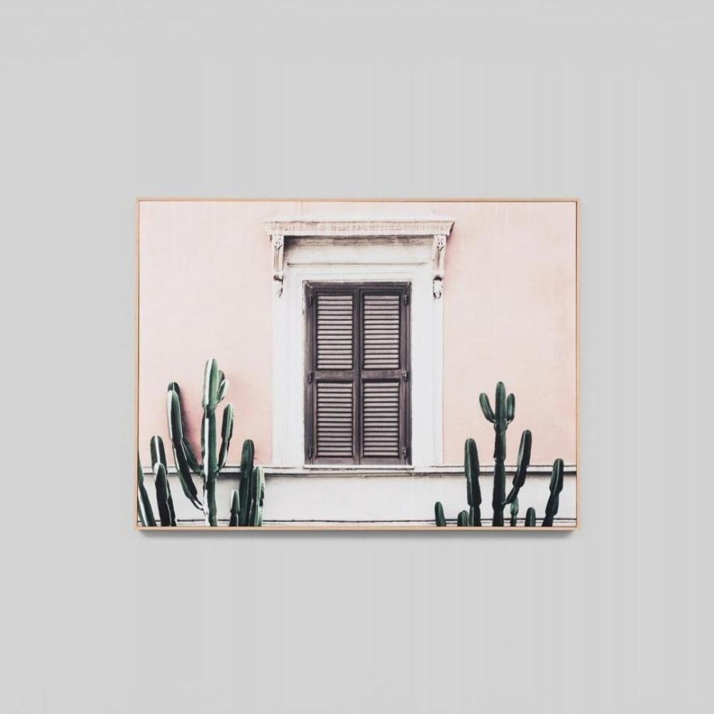 Blush Villa Canvas Print