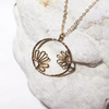18k Gold Filled Field of Daisies Pendant