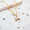 18k Gold Filled Whale Tail Pendant