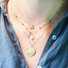 18k Gold Filled Whale Tail Pendant