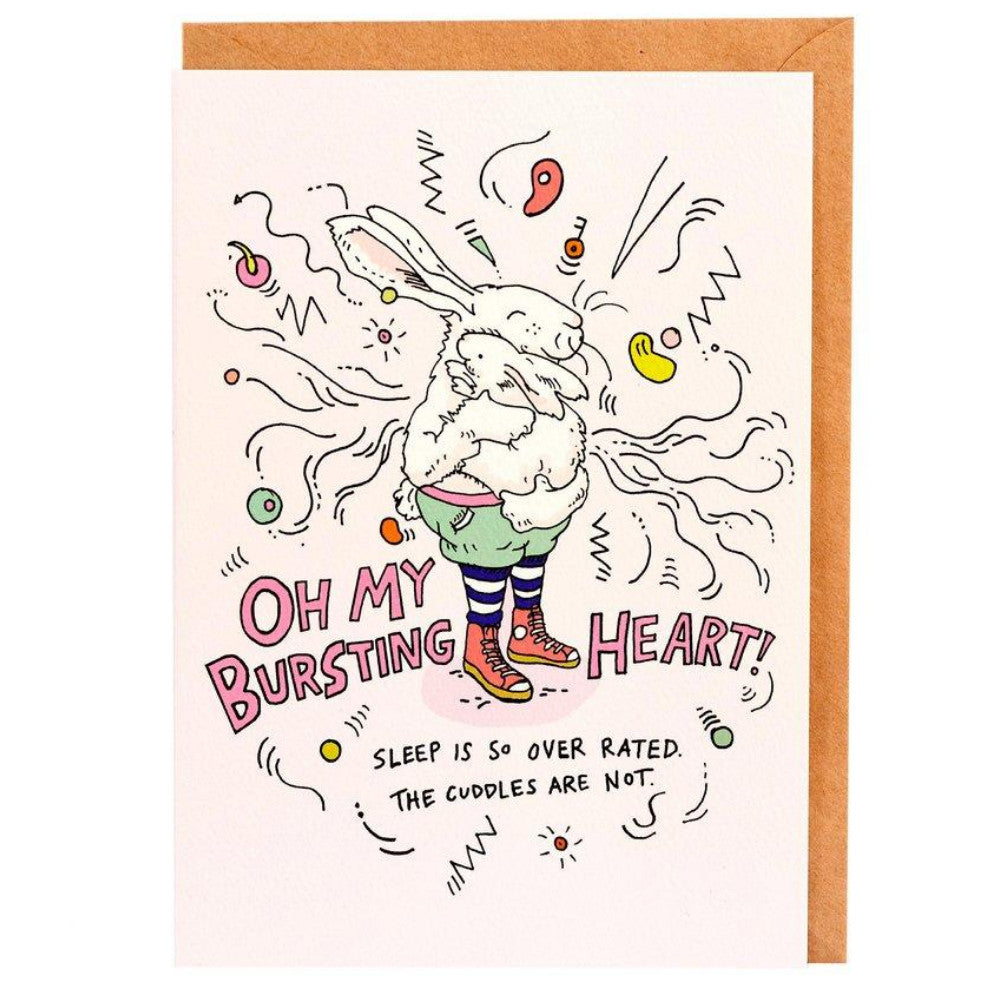 Greeting Card Bursting Heart