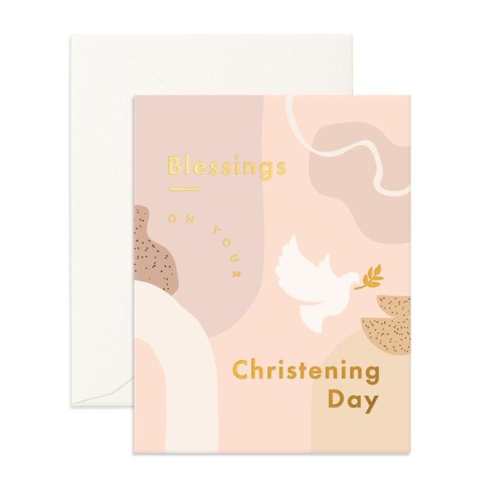 Greeting Card Christening Still Life