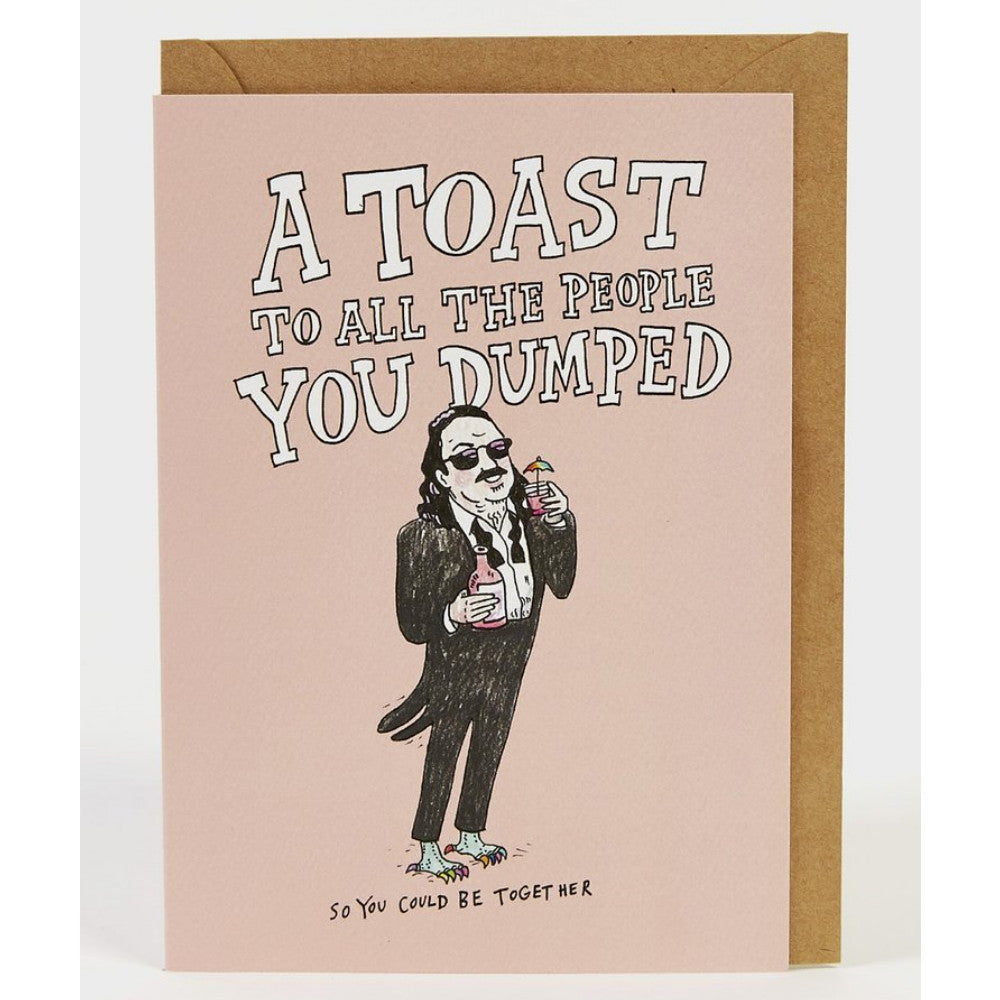 Greeting Card Dumped Toast