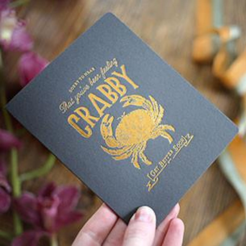 Greeting Card - Feeling Crabby - Oxley and Moss