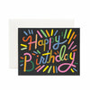 Greeting Card Fireworks Birthday