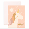 Greeting Card Magical Unicorn