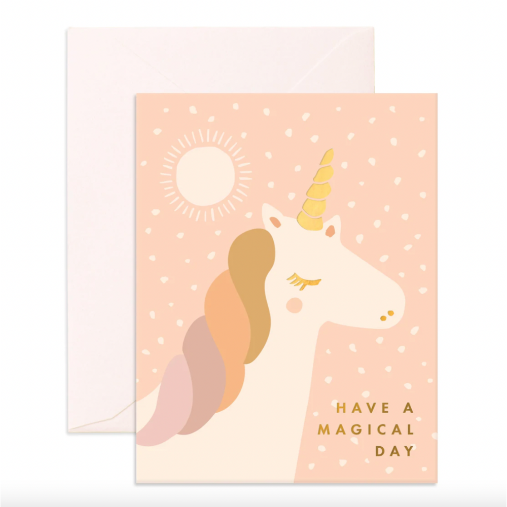 Greeting Card Magical Unicorn