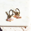 18k Gold Vermeil Knotted Freshwater Pearl Dangle Earrings