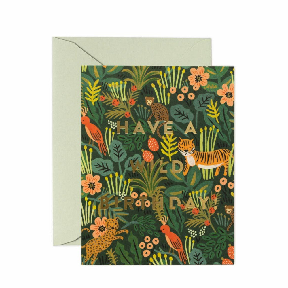 Greeting Card - Wild Birthday - Oxley and Moss