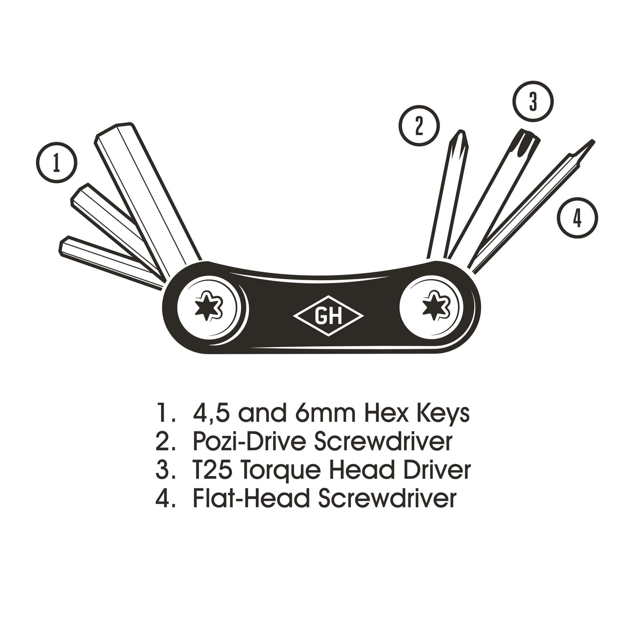Gentlemen&#39;s Hardware Pocket Bicycle Multi-Tool