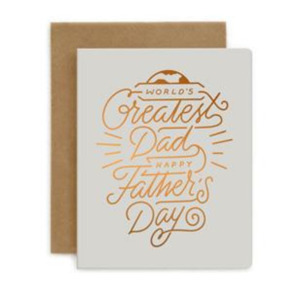 Greeting Card World's Greatest Dad