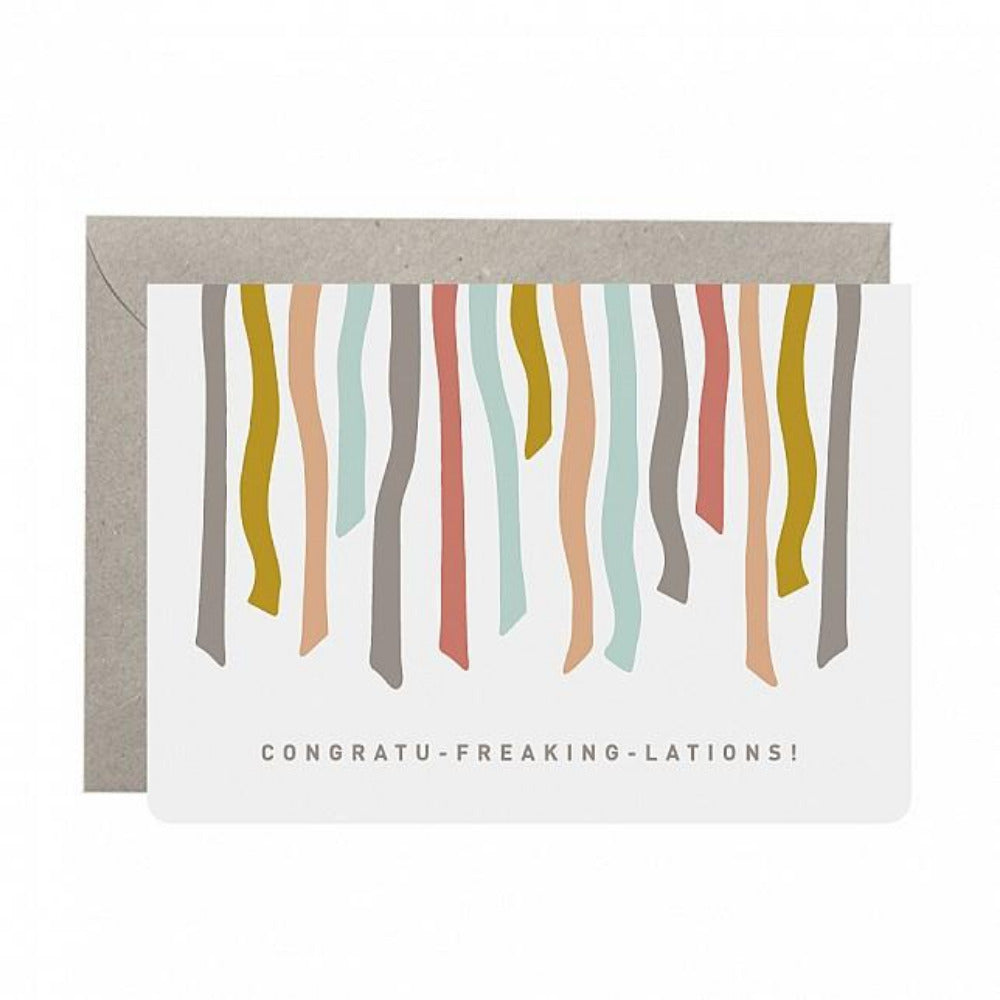 Greeting Card - Congratu-freaking-lations - Oxley and Moss