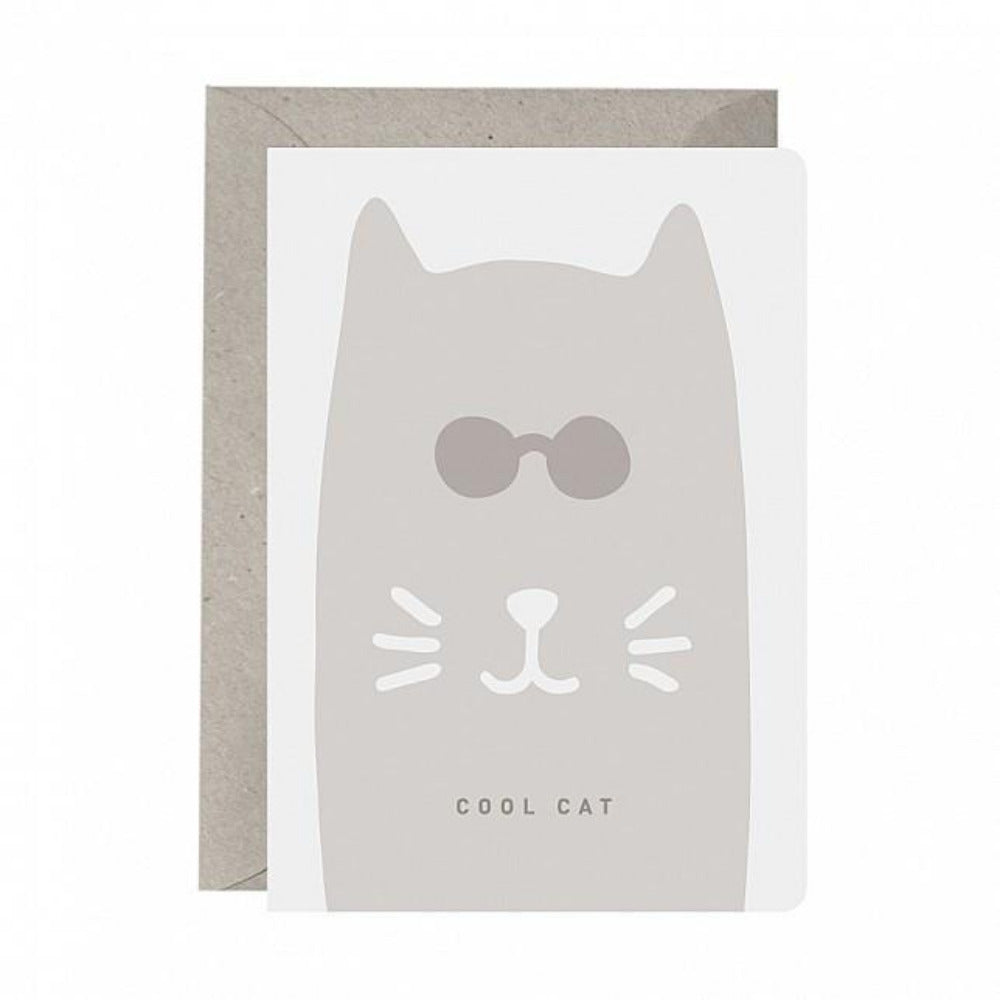 Greeting Card - Cool Cat - Oxley and Moss