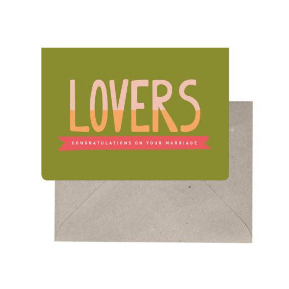 Greeting Card - Lovers! Marriage - Oxley and Moss