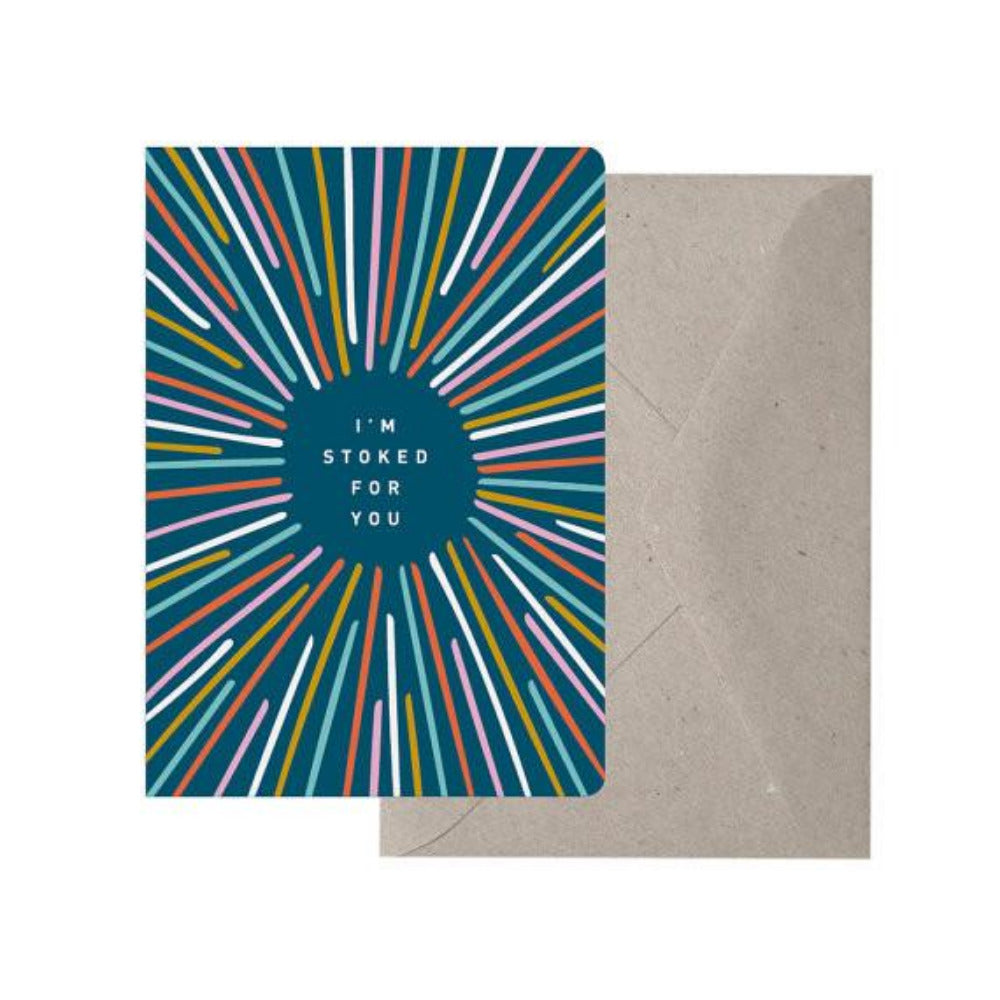Greeting Card - I'm Stoked For You - Oxley and Moss