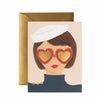 Greeting Card Heart Eyes