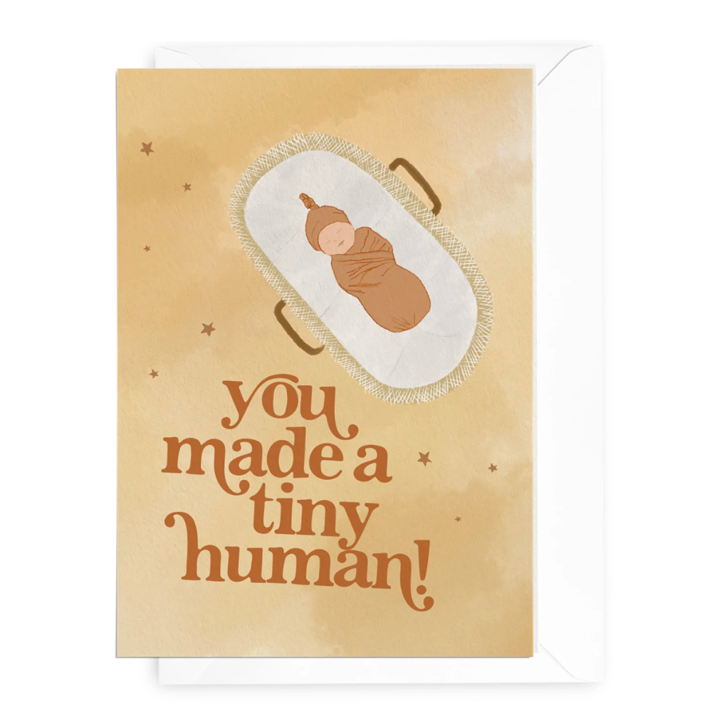 Hooray! You Made A Tiny Human Greeting Card