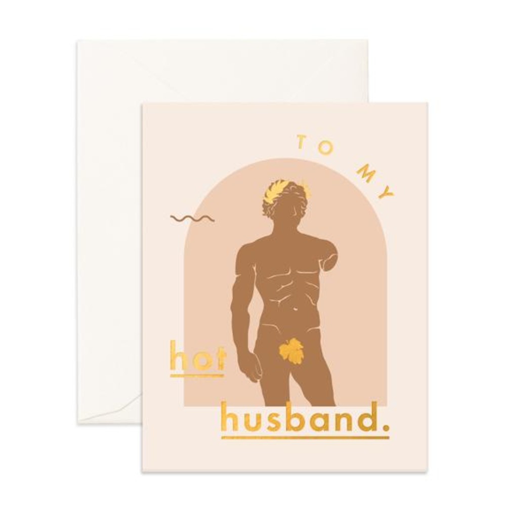 Greeting Card Hot Husband