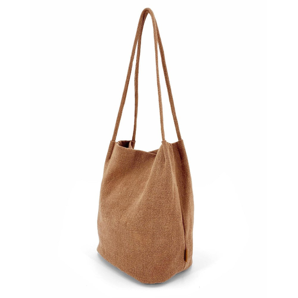 Natural Long Handle Bag