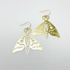 Golden Moths Earrings