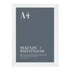 A4 White Picture Frame