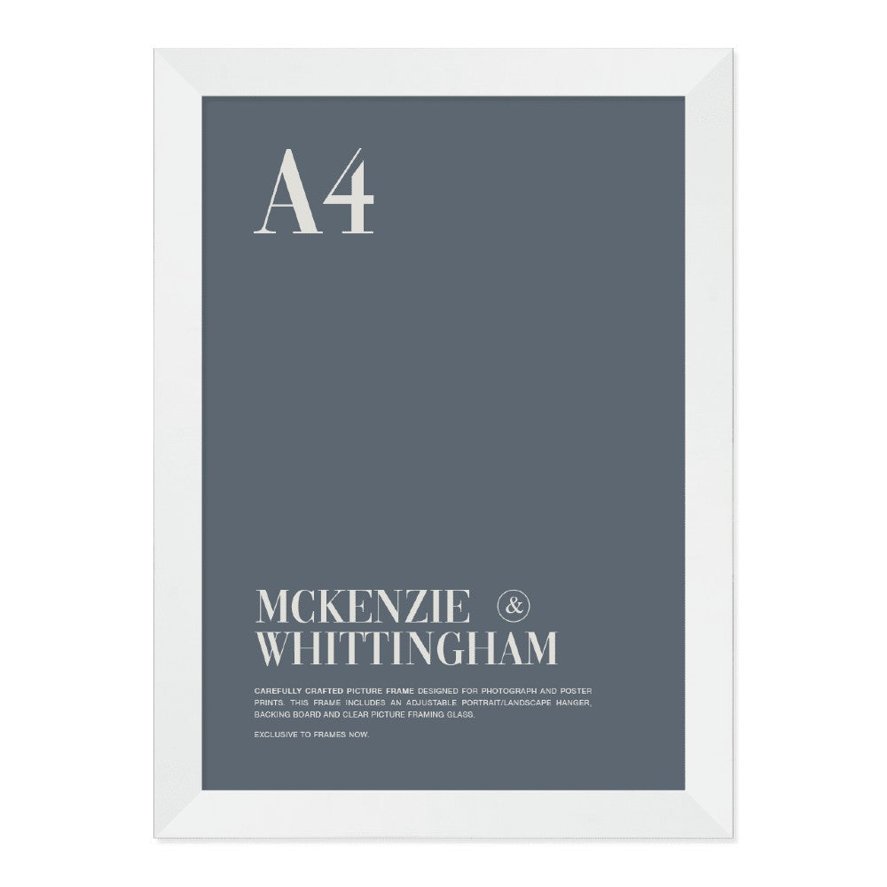 A4 White Picture Frame
