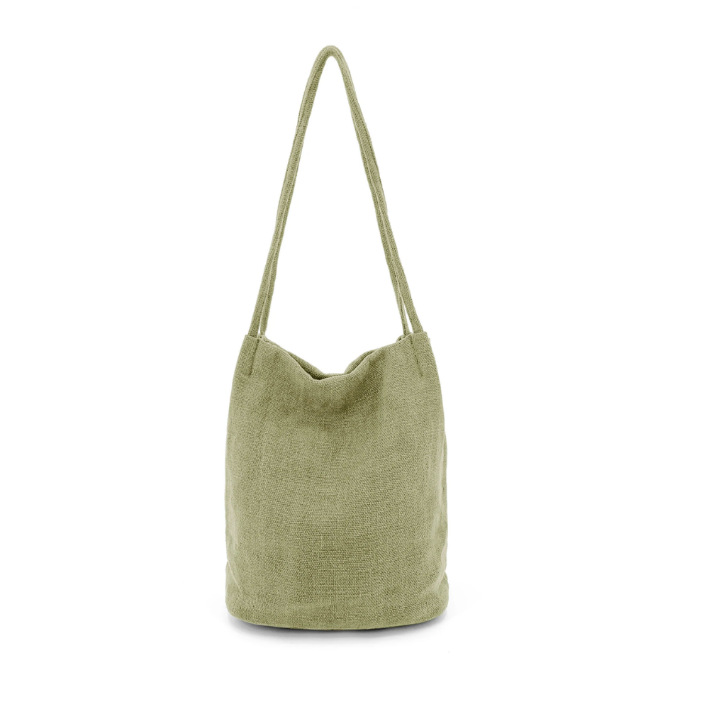 Natural Long Handle Bag