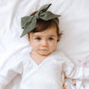 Baby Linen Headbow Wraps
