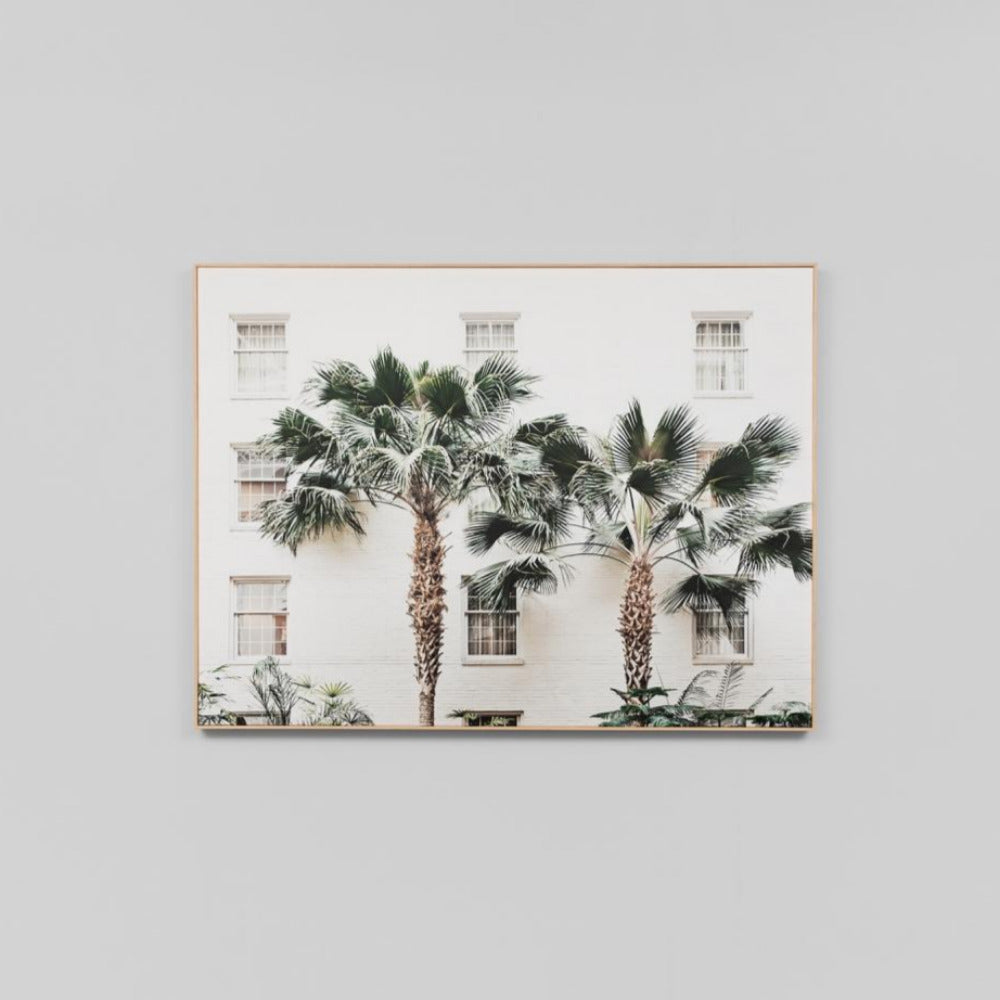 Palm Resort Canvas Print