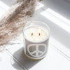 Peace Sign Candle