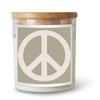 Peace Sign Candle