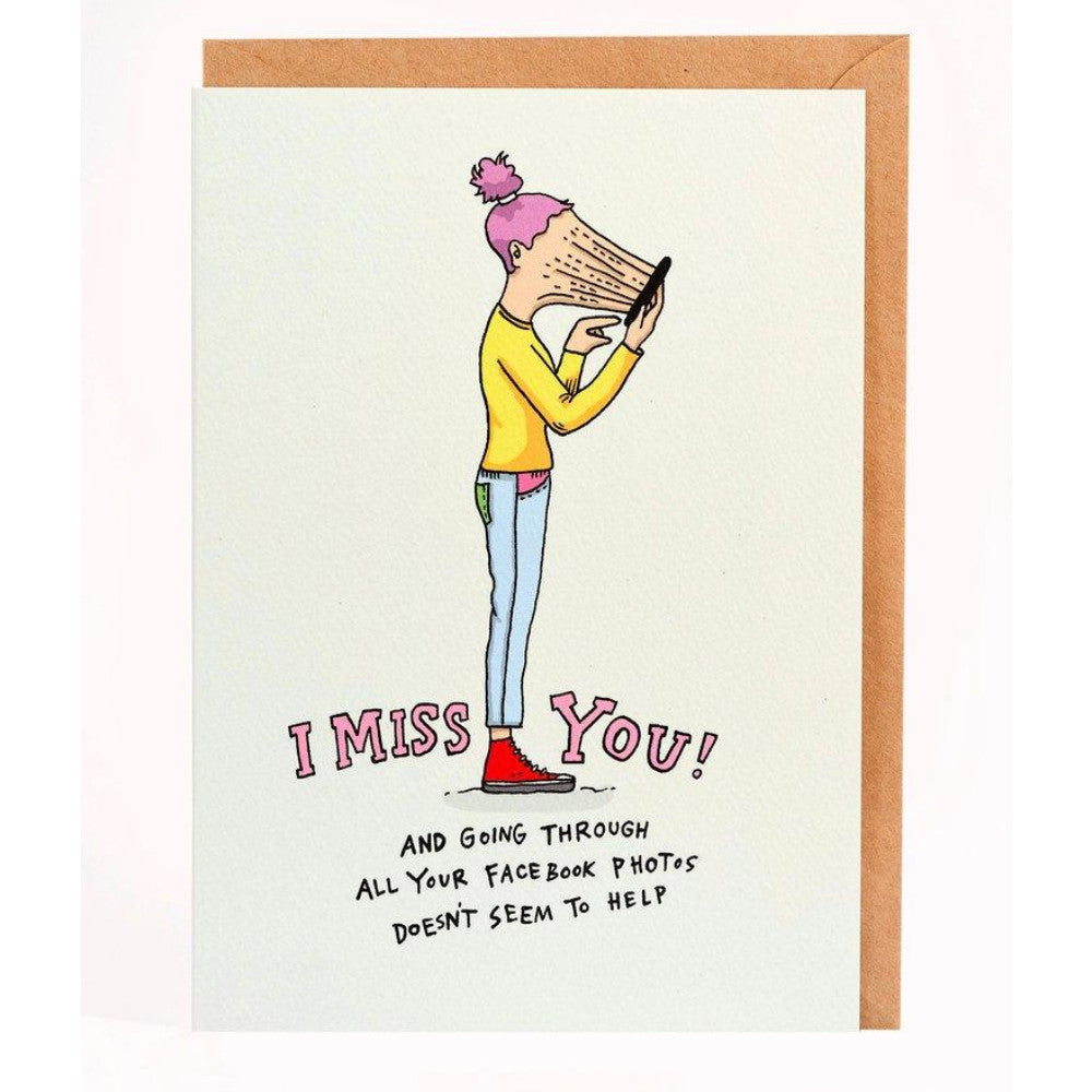 Greeting Card Phone Face