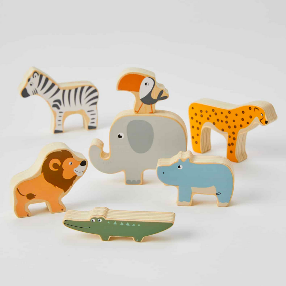 Wooden Animal Stacker