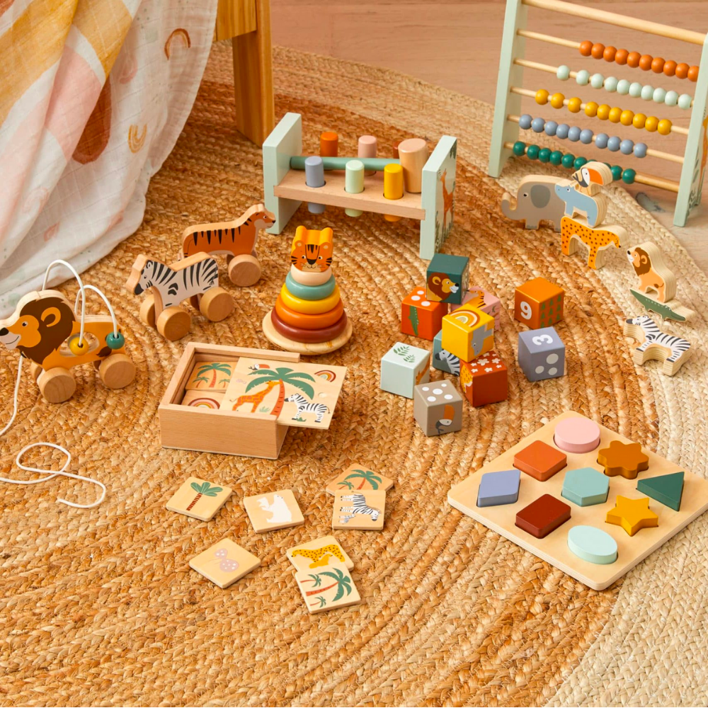 Wooden Animal Stacker