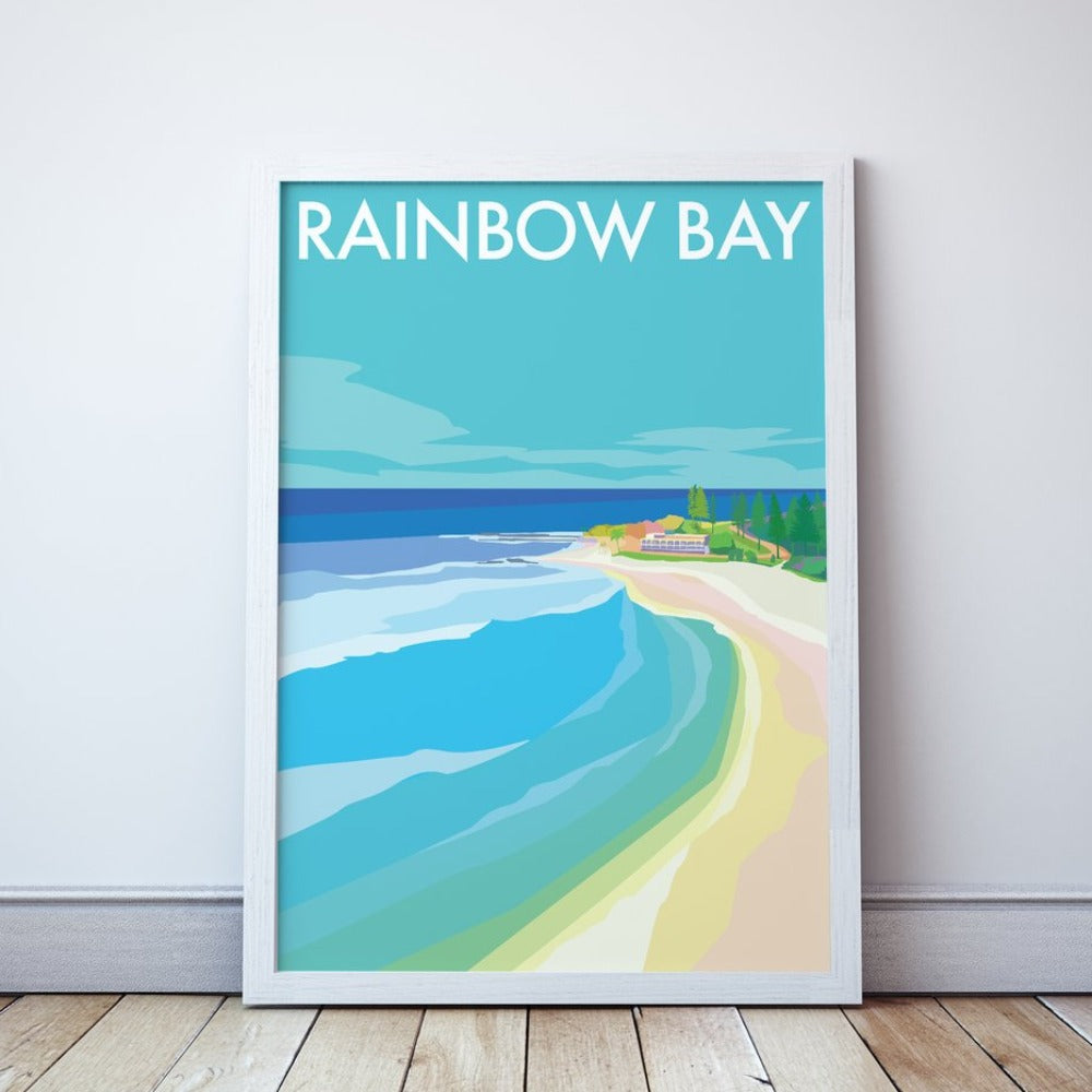 Rainbow Bay Print