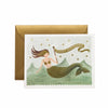 Greeting Card - Vintage Mermaid Birthday - Oxley and Moss