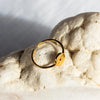 18K Vermeil Round Signet Ring