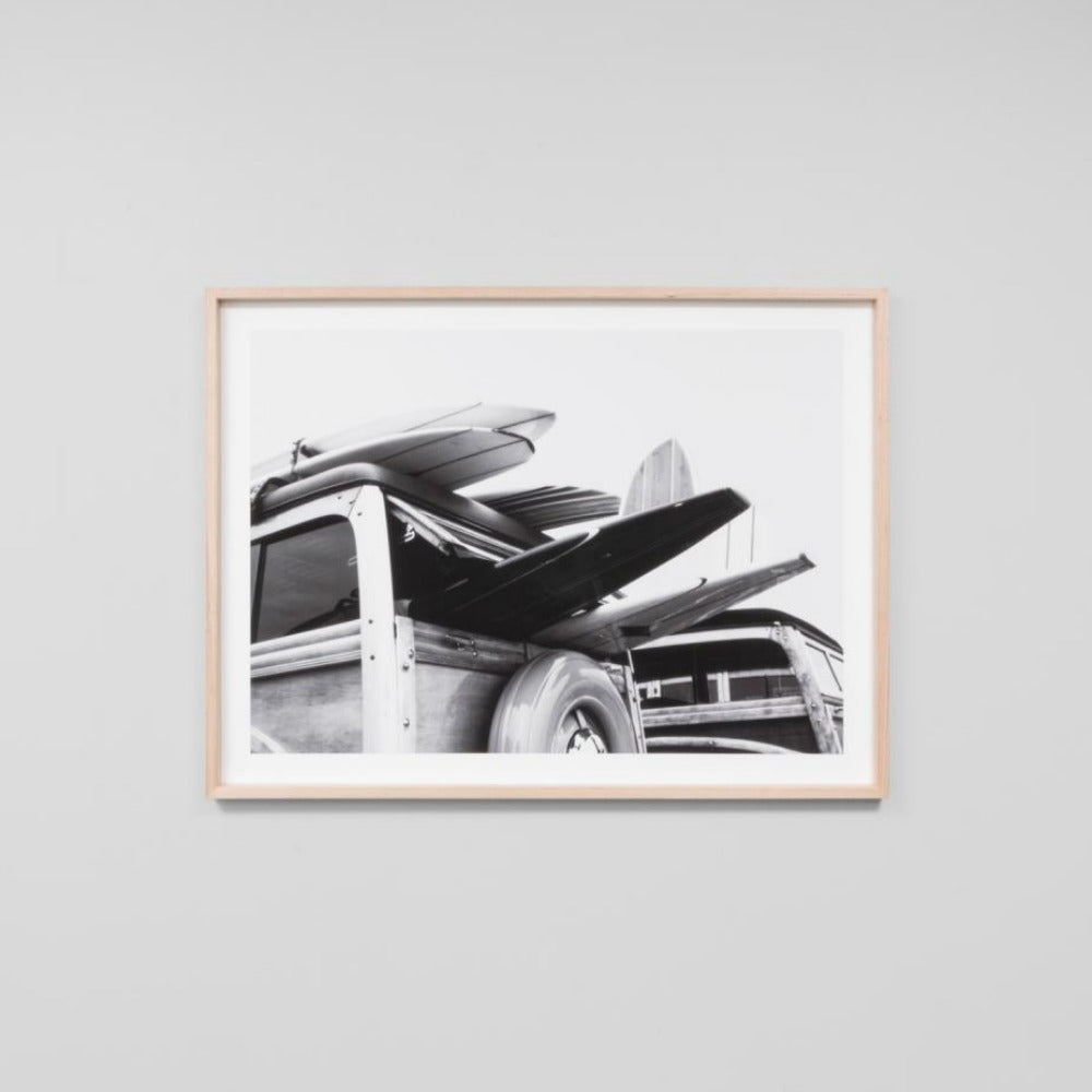 Framed Print - Surf Van - Oxley and Moss