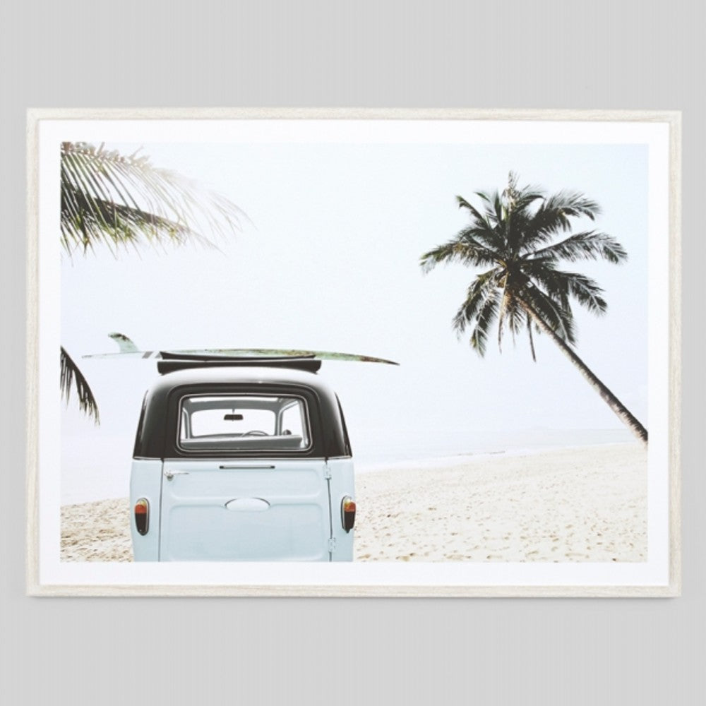 Surfers Escape Framed Print