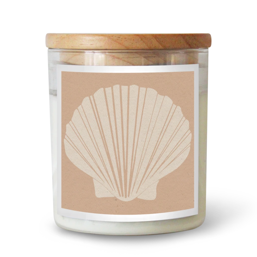 Fan Shell Candle - Nude