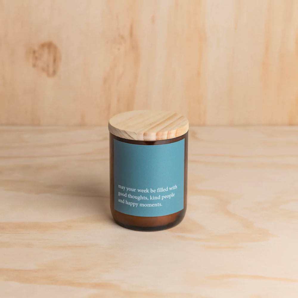 Heartfelt Quote Candle - Good Kind Happy