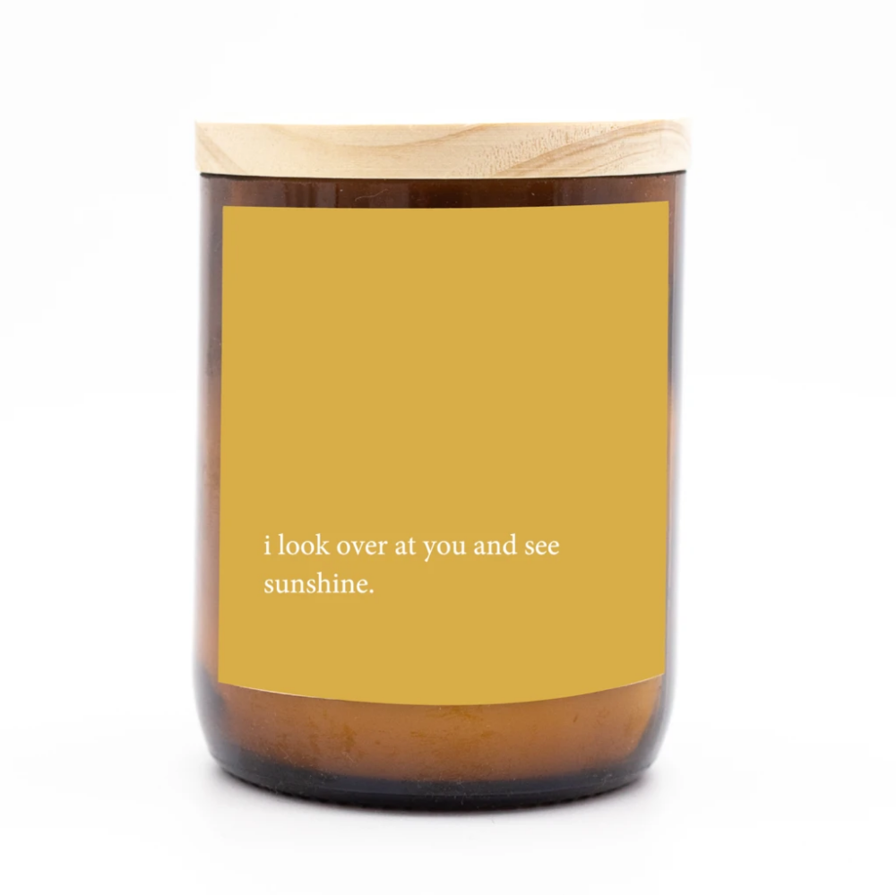 Heartfelt Quote Candle - Sunshine