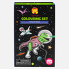 Colouring Set Dinos in Space