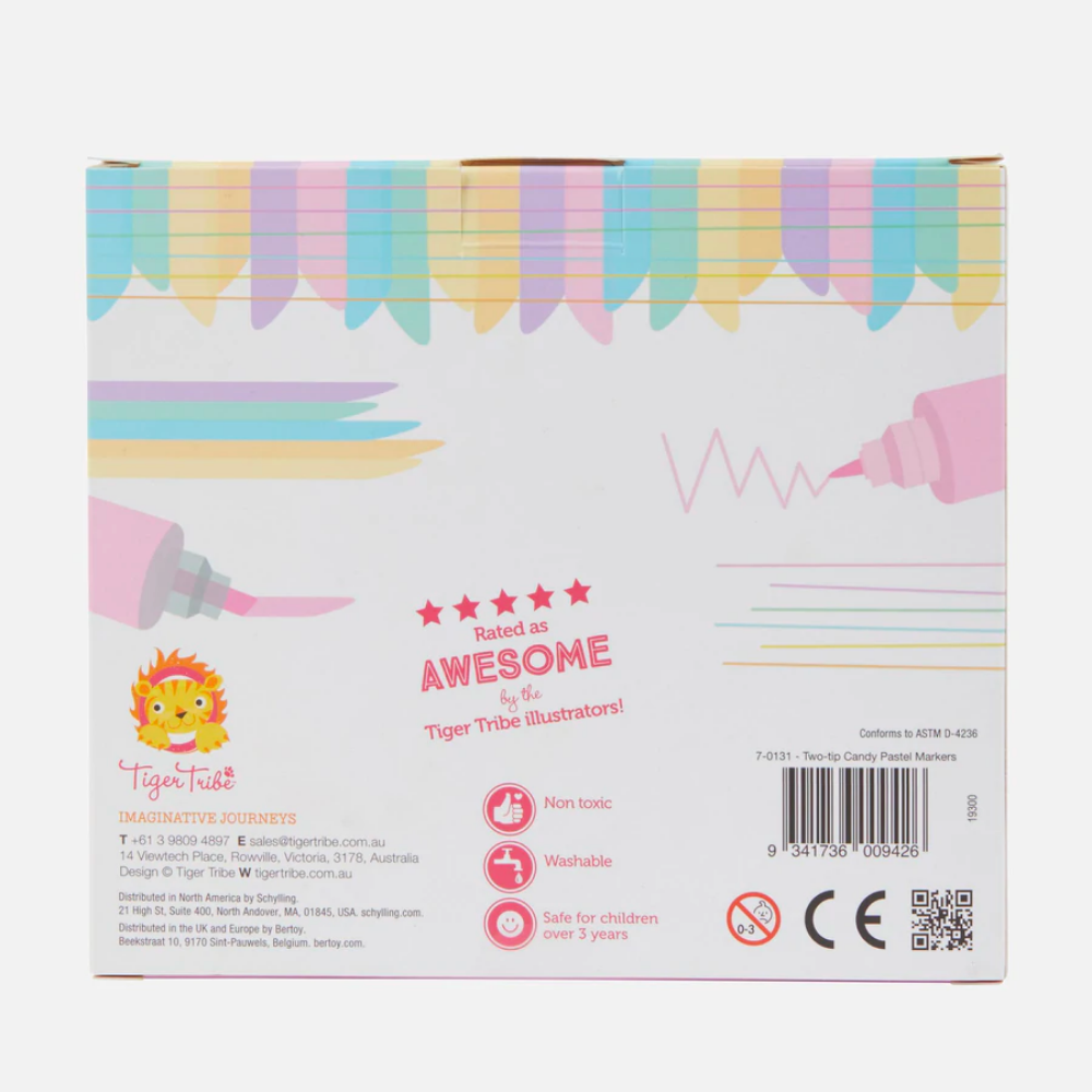 Two Tip Candy Pastel Markers
