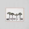 Vacation White Framed Print