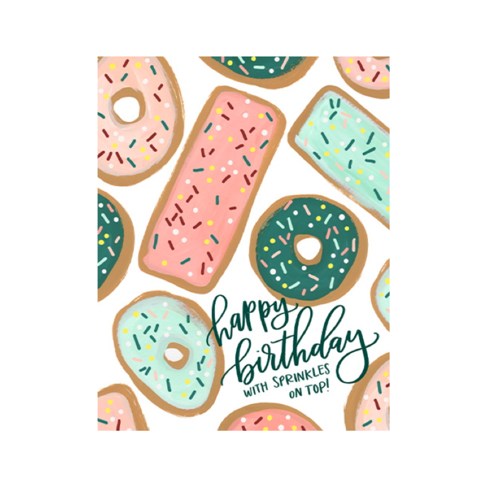 Donut Birthday Card