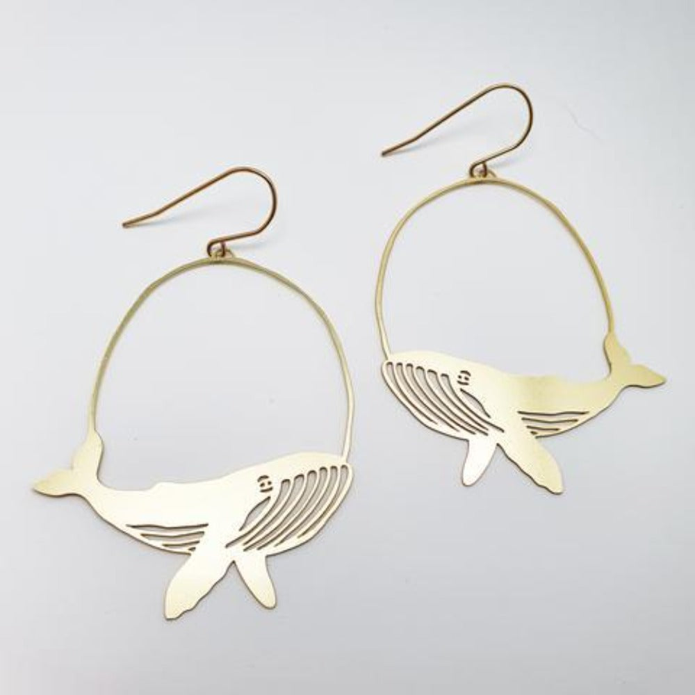 Whale Earrings